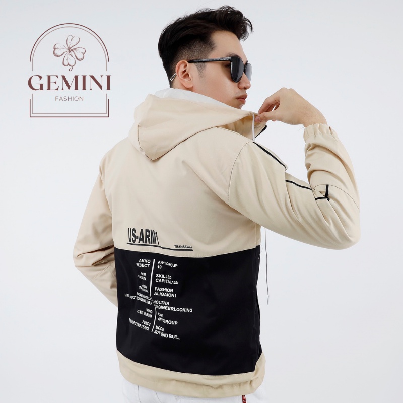 Áo khoác kaki nam thời trang áo khoác bomber nam Gemini Fashion chất liệu kaki 2 lớp dày dặn KK001