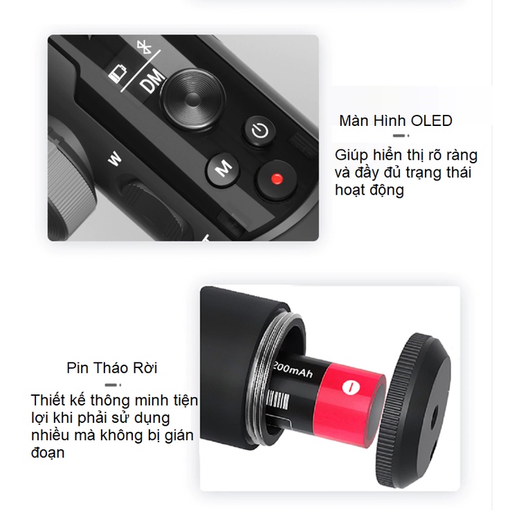 Tay Cầm Chống Rung Smart XR - Gimbal 3 Trục Hỗ Trợ Quay Video, Chụp Ảnh, Vlog, Livestream Chống Rung Tuyệt Đối