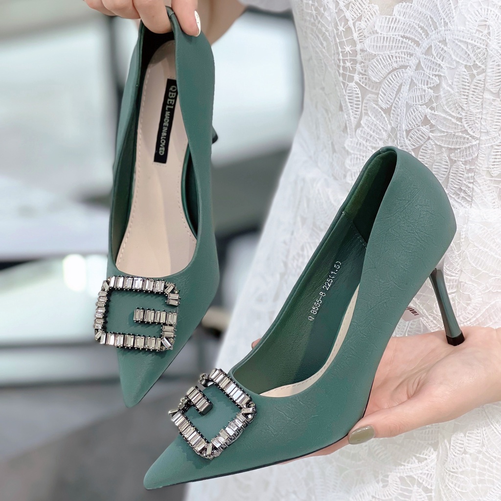 Min's Shoes - Giày Đá Gót Nhọn Da Mềm Cao Cấp C86