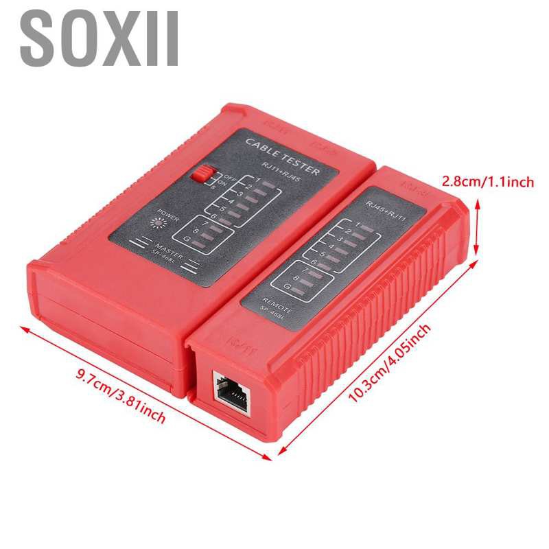 Bộ Thiết Bị Kiểm Tra Cáp Mạng Soxii Wz-468 Rj45 Rj11