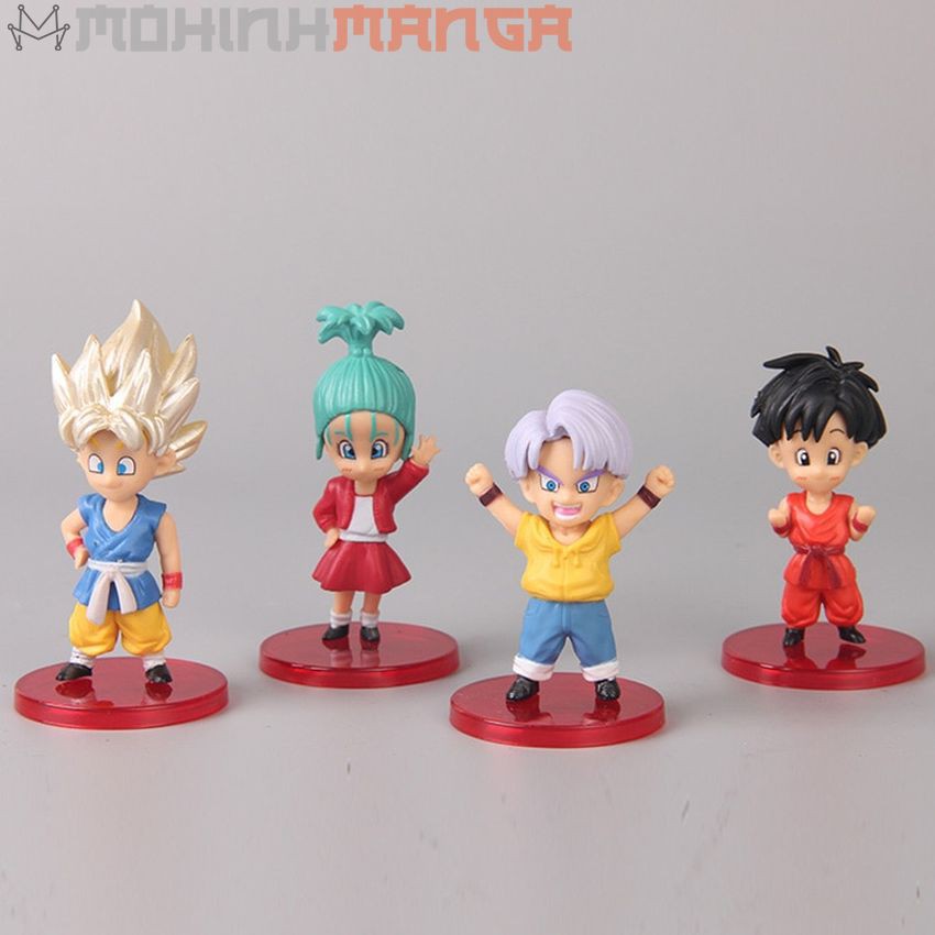 [CÓ QUÀ] Mô hình Dragon Ball 7 Viên Ngọc Rồng Son Goku Gohan Trunk Krillin Chichi Ốc Tiêu Dende Bulma Vegeta SuperSaiyan