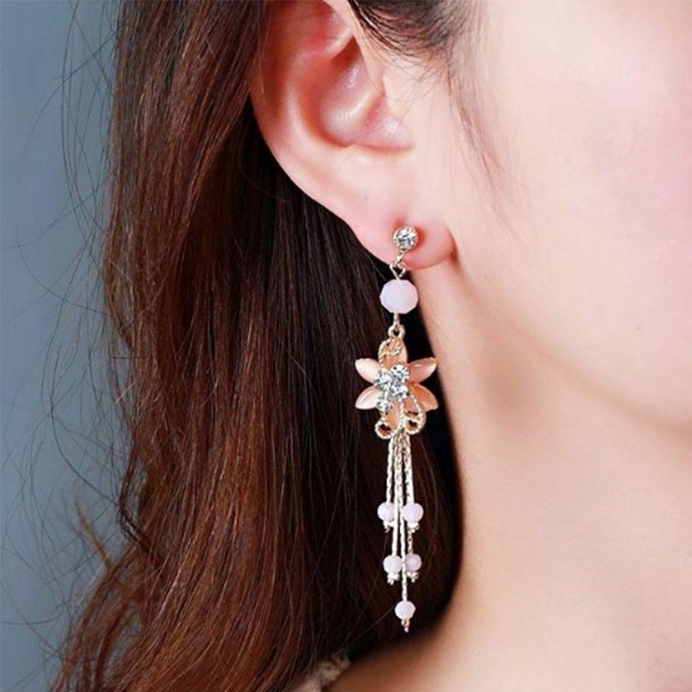 Khuyên Tai Dáng Dài Thanh Lịch Cho Nữ|Mắt Mèo