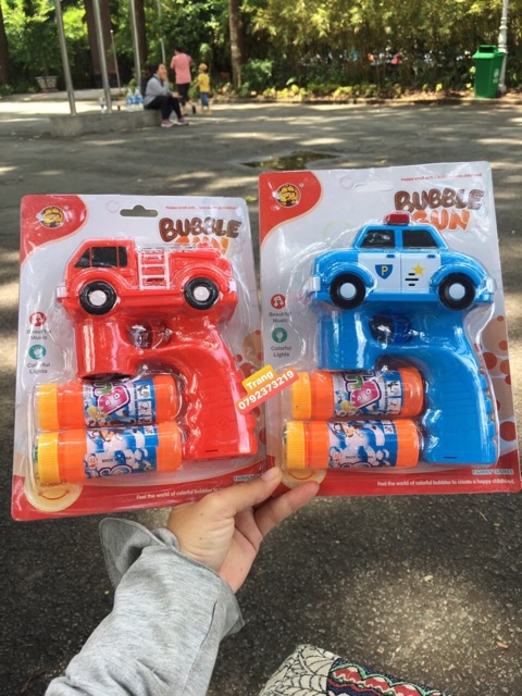 Súng bắn bong bóng xà phòng hình xe cảnh sát