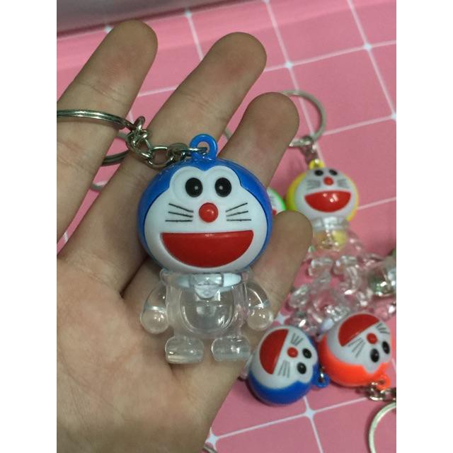 Móc khóa đoremon phát sáng-Móc khóa đèn LED phát sáng siêu đẹp