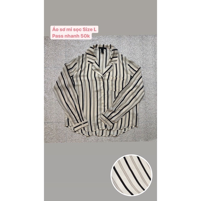 Thanh lý áo sơ mi sọc Forever21
