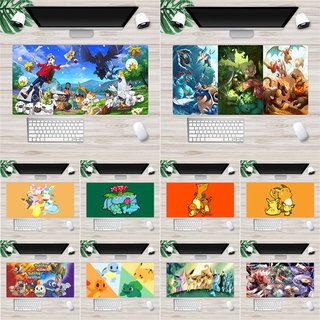 Tấm Lót Chuột Chống Trượt Hình Pokemon Đáng Yêu 30x60cm