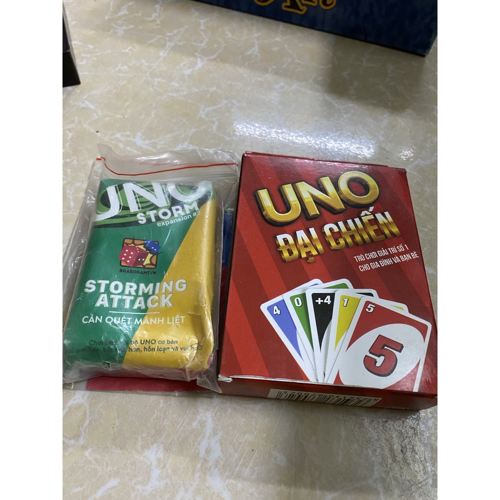 Boardgame Uno 2 bản mở rộng (Bản đẹp) - Ko in lậu
