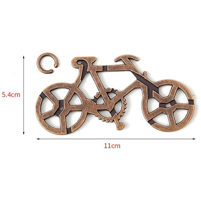 Đồ chơi trí tuệ_Thử thách trí não_The Bicycle- Hanayama Puzzle_Hack não & Xoắn não_IQ Toys_Giải đố_Thông minh