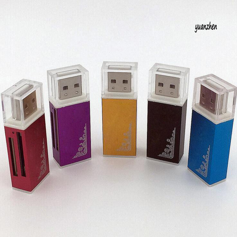 Đầu Đọc Thẻ Nhớ Usb 2.0 Ms Pro Duo Sdhc Tf / M2 / Mmc All In 1 Micro Sd | BigBuy360 - bigbuy360.vn