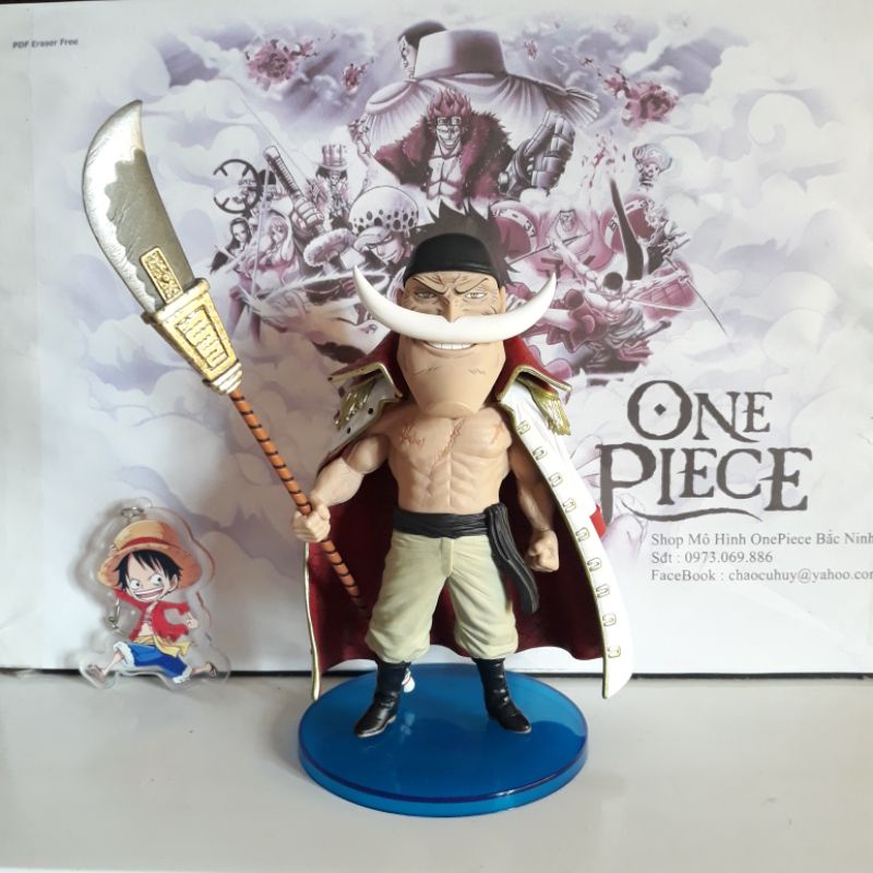 Mô Hình Chính Hãng Tem Vàng  Mega Râu Trắng OnePiece
