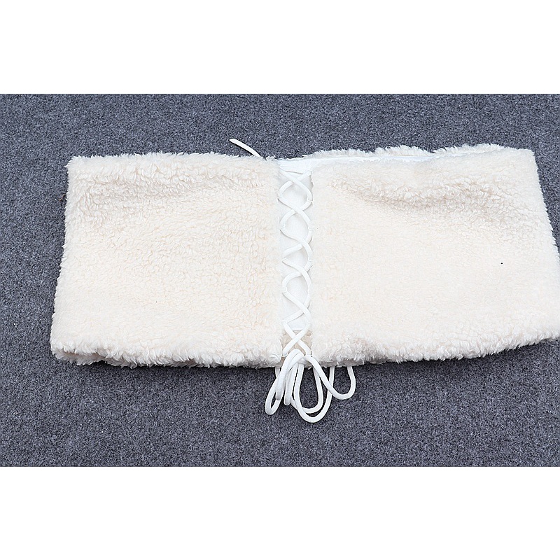 DUNEA Set Áo Quấn Ngực Và Chân Váy Ngắn Phối Lông Xù Phong Cách Mới Dành Cho Bạn Nữ