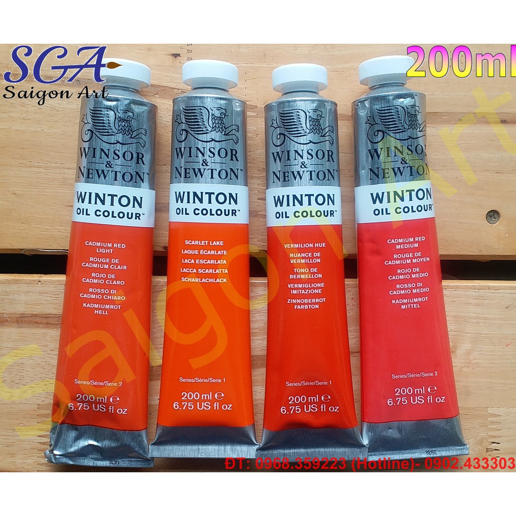 Sơn dầu Winsor & Newton dòng WINTON tuýp lớn 200ml