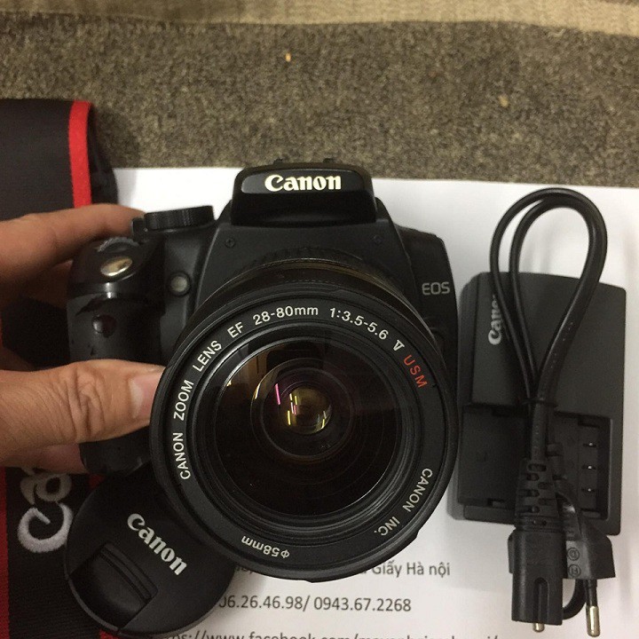 Máy ảnh Canon 350D (KissN) kèm lens