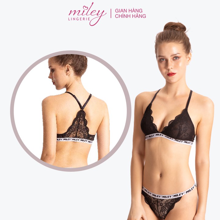 [QUÀ TẶNG 70K] Áo Ngực Bralette Ren Không Gọng Miley Lingerie Sporty Sexy_ BRL121150