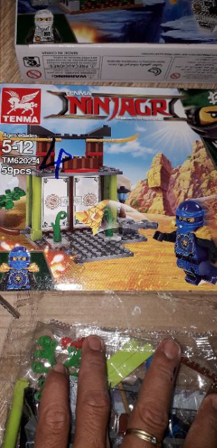 Combo 4 hộp Lego Ngôi Đền Ninjago 6202 trọn bộ