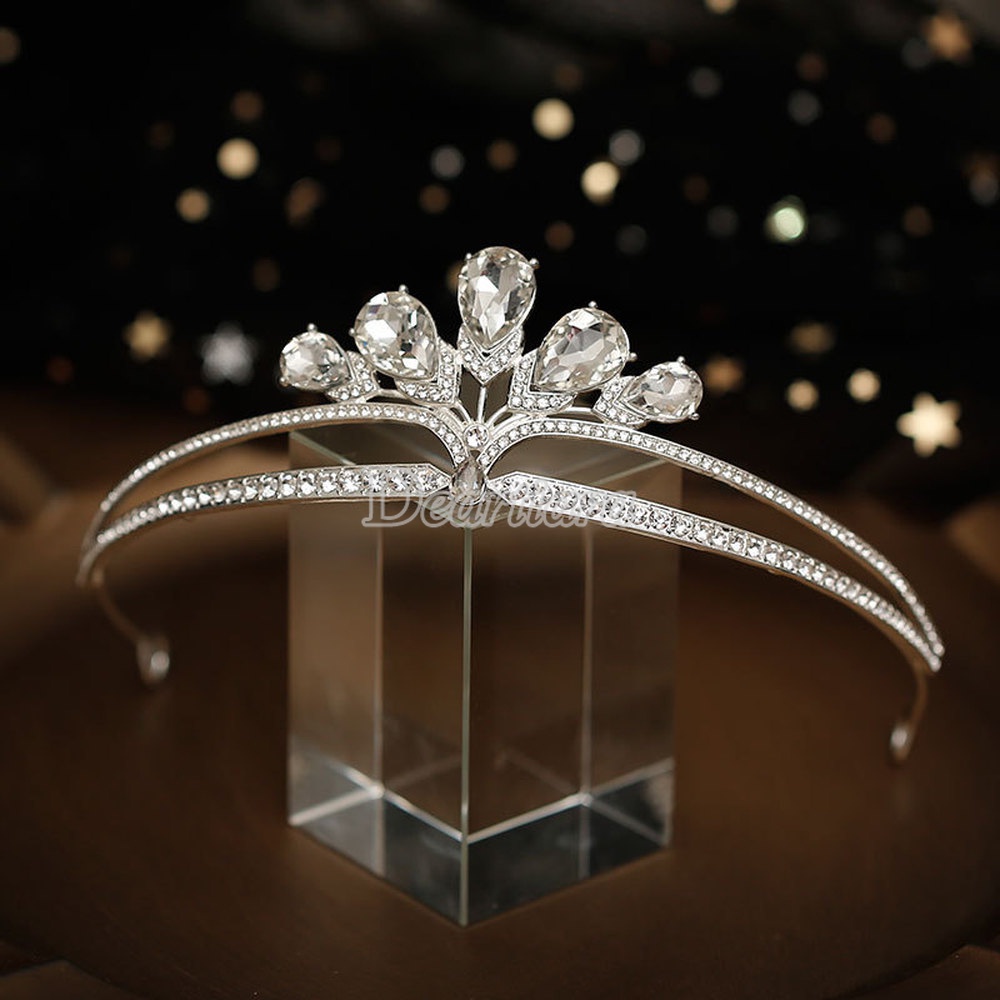 Vương Miện Cô Dâu Thiết Kế Đơn Giản Thời Trang