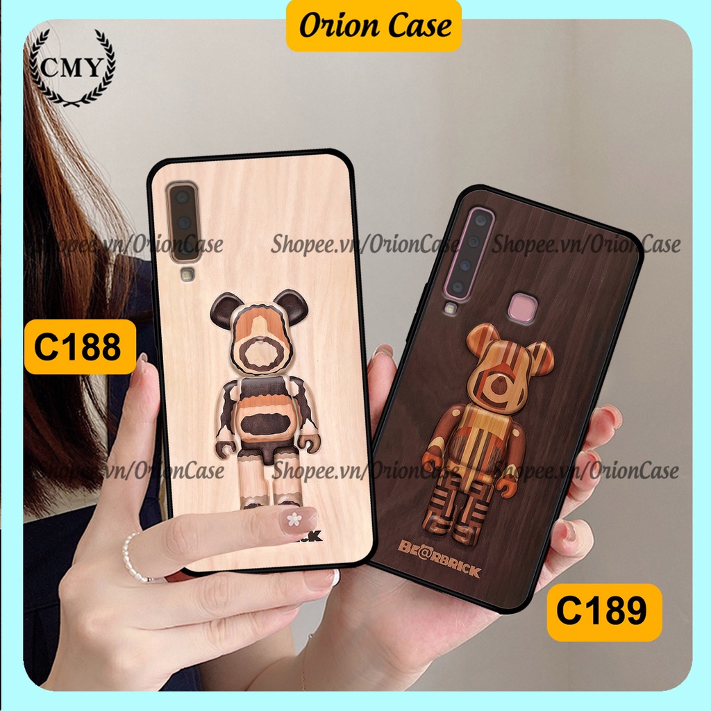 Ốp lưng Samsung A7 2018 - A9 2018 in hình bearbrick 3D thời trang, cá tính. ốp chống sốc, bền đẹp
