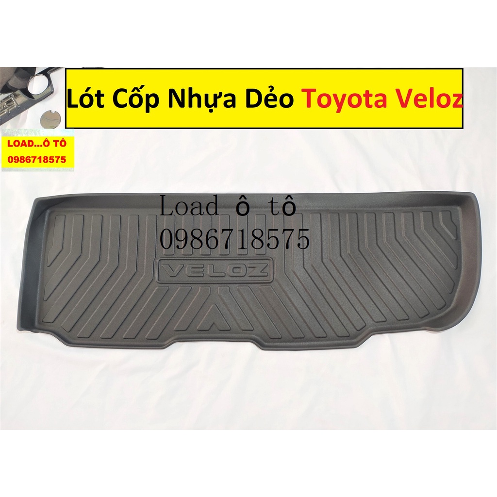 Lót Cốp Nhựa Dẻo Xe Toyota Veloz 2022-2023 Mẫu Nhựa Dẻo Loại 1 Không Mùi Cao Cấp