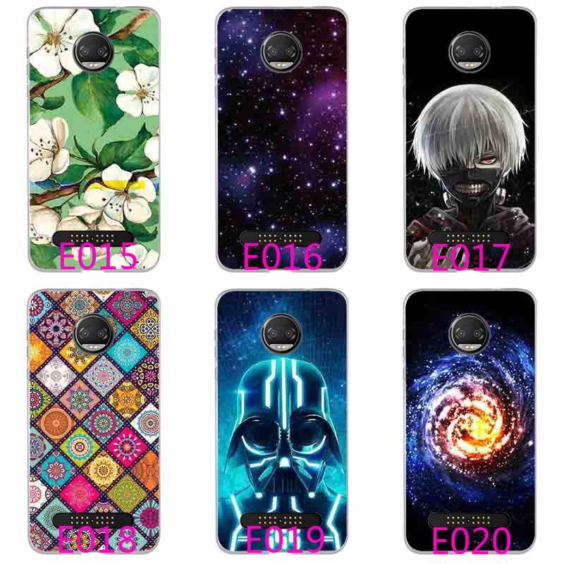 Ốp điện thoại silicon TPU mềm in hoạt hình nhiều màu dễ thương cho Motorola Moto Z2 Force | BigBuy360 - bigbuy360.vn