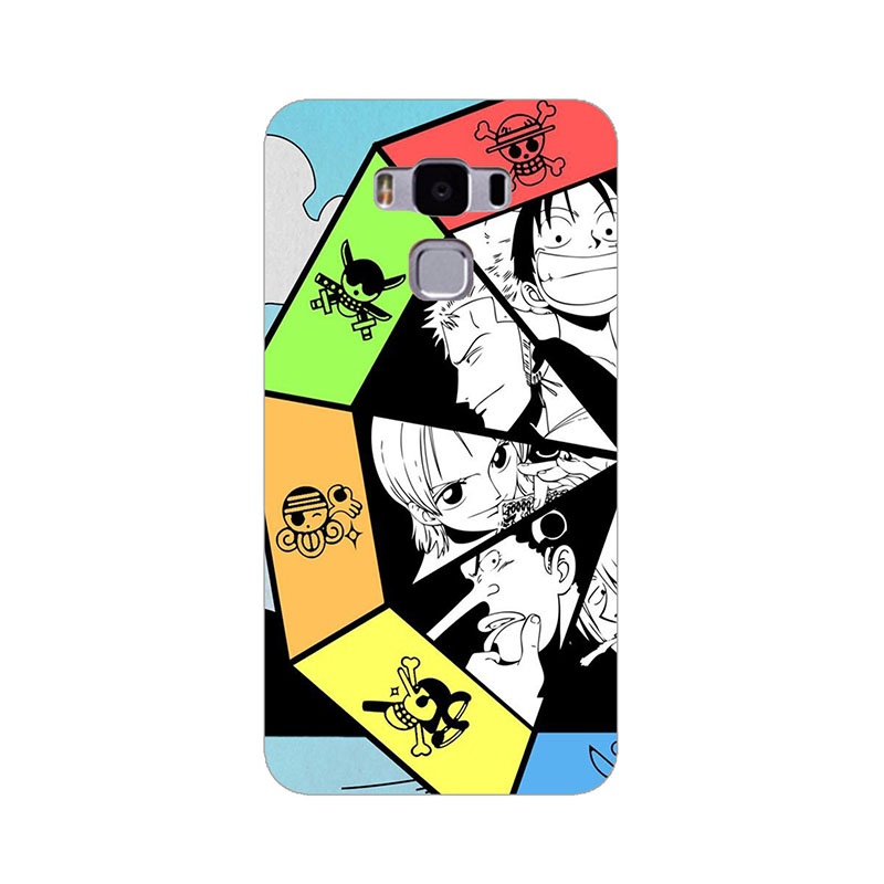 Ốp điện thoại mềm thời trang hình hoạt hình Luffy Roronoa Zoro One Piece cho ASUS Zenfone 3 MAX ZC553KL Asus X00DD 5 5"