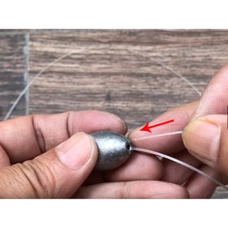 chì câu cá xuyên tâm đủ size