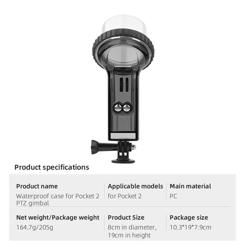 JONYE Vỏ Bảo Vệ Chống Thấm Nước Cho DJI Osmo Pocket 2