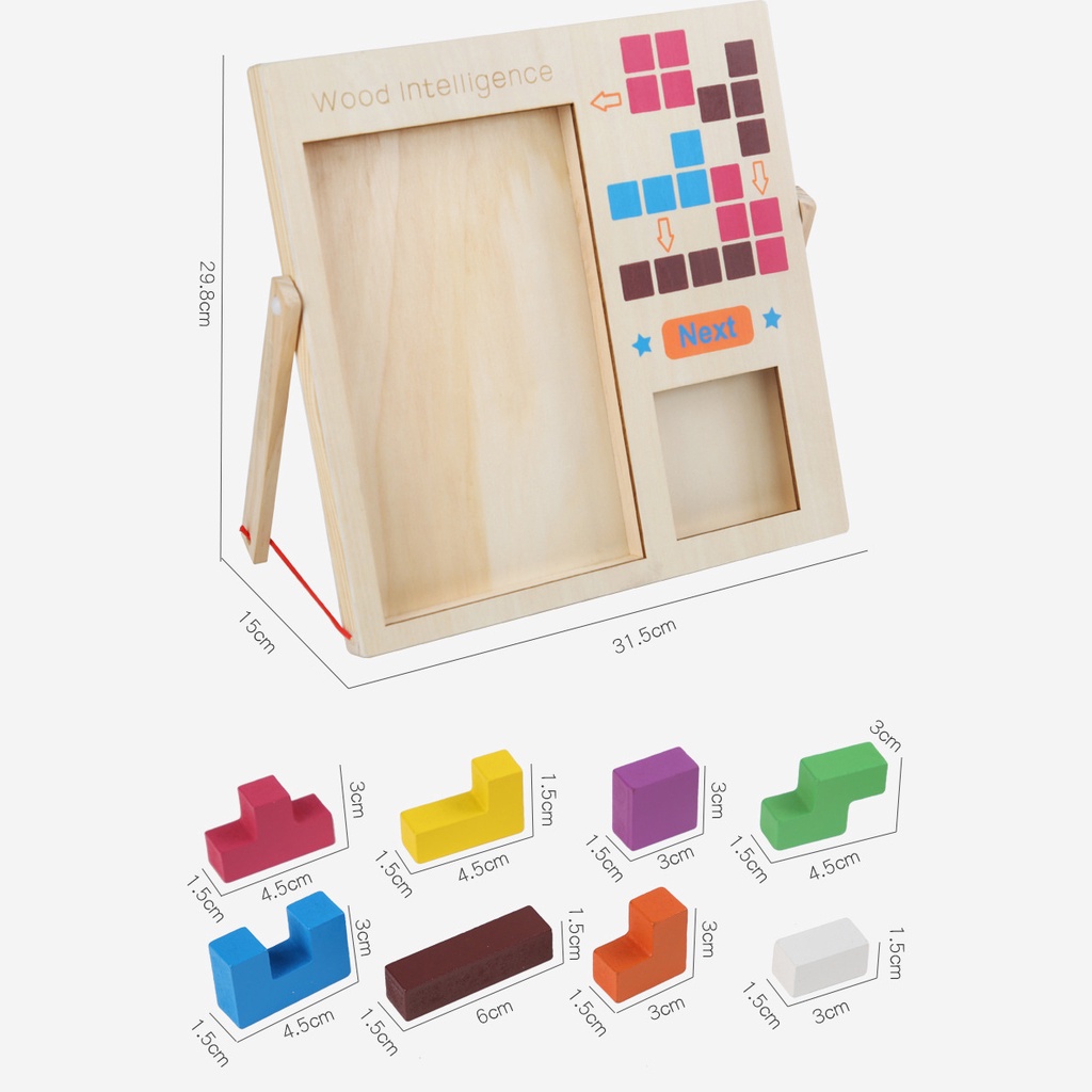 Đồ chơi xếp hình khối Tetris mới nhất 2022