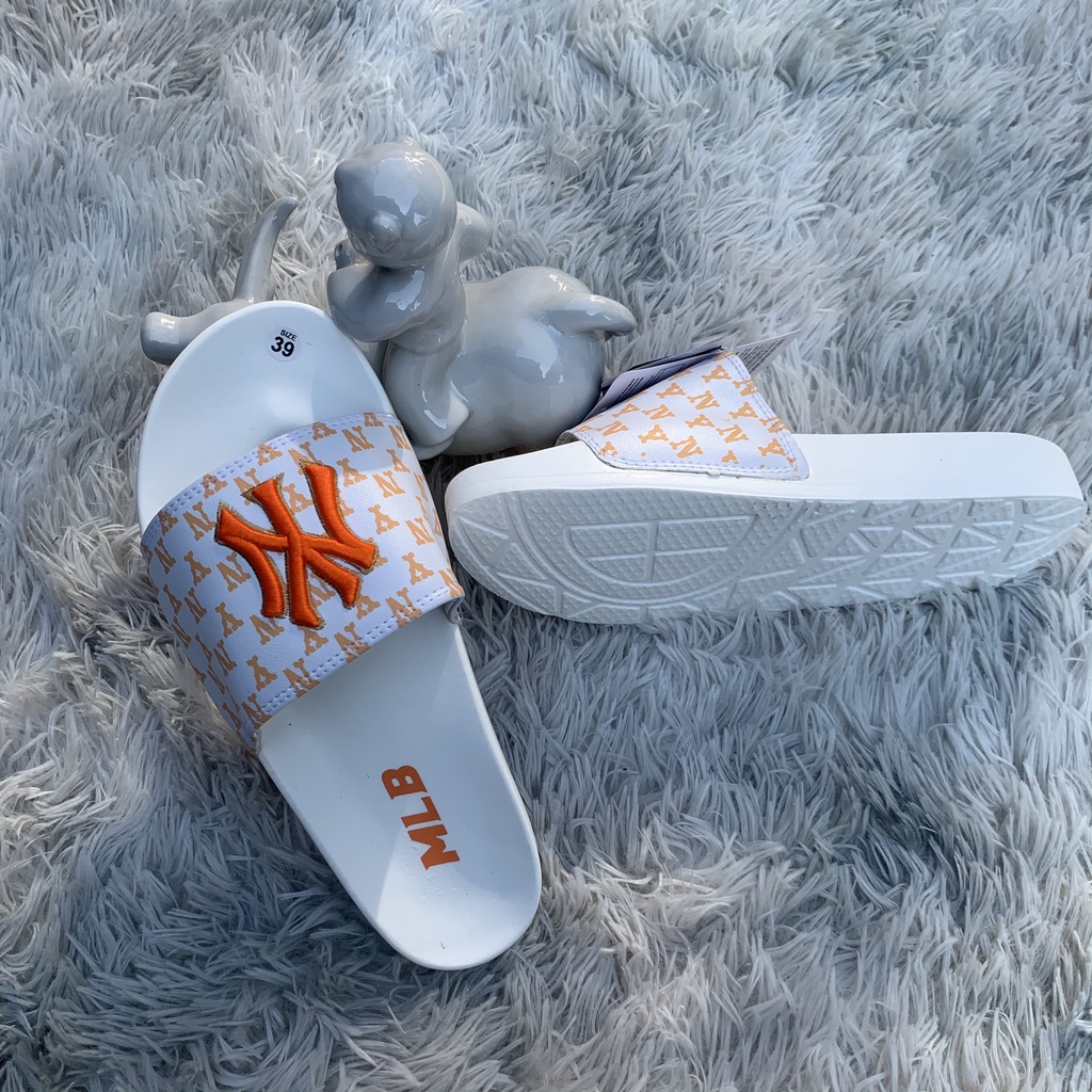 Dép nam nữ ML.B ny unisex thêu chữ đầy đủ tem mác siêu đẹp