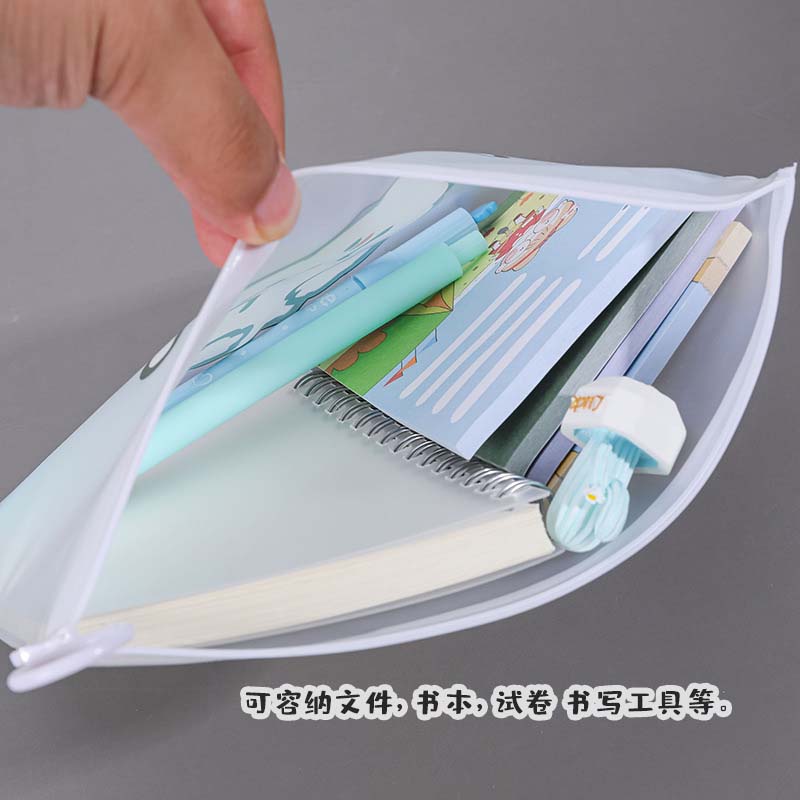 Bóp viết trong suốt họa tiết độc đáo đáng yêu