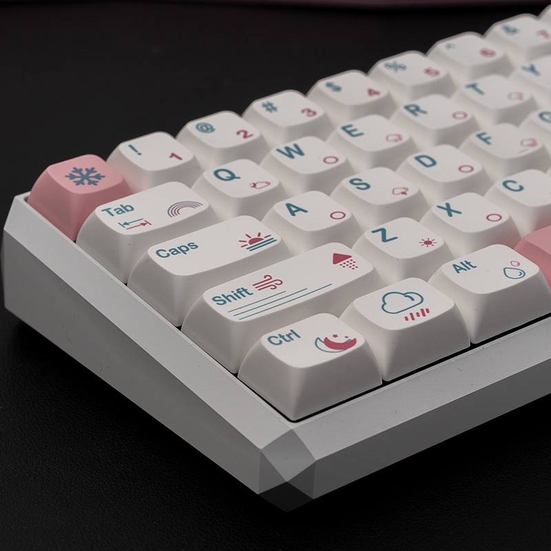 Keycap The Weather Cho Bàn Phím Cơ XDA Profile Chất Liệu Thick PBT 132 Phím | EZPC