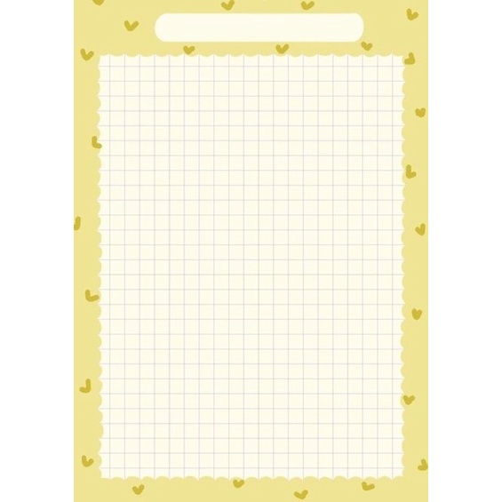 Tập Giấy Note Kẻ Caro Các Màu Ghi Chép Bài Size A5 Dễ Thương Và Các Màu Pastel