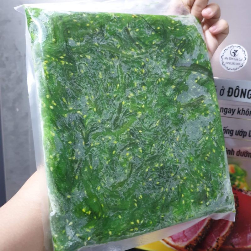 Có lẻ dùng thử / Salad rong biển tươi trộn mè Chuka Wakame Nhật Bản / NISSI / Frozen seasoned Seaweed