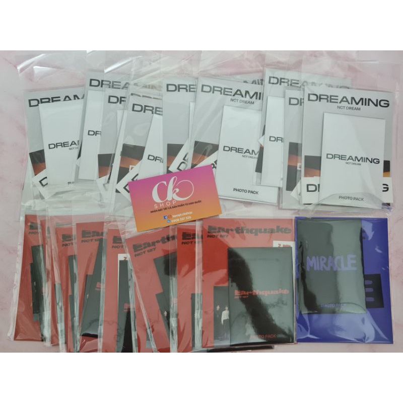 Bộ ảnh bo góc trading photocard NCT 127, NCT DREAM