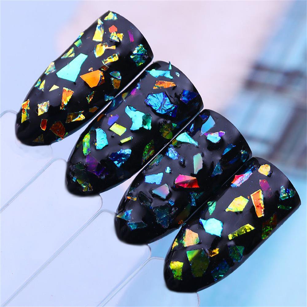 LAY Set 4 Hộp Giấy Kính Lấp Lánh Trang Trí Móng Tay