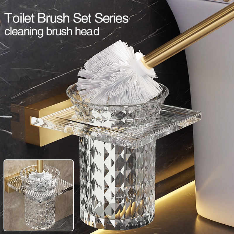 A-life Bộ Giá Treo Khăn Tắm Acrylic Màu Đỏinternet Tiết Kiệm Không Gian Kèm Vỏ Bọc Bàn Chải Vệ Sinh toilet