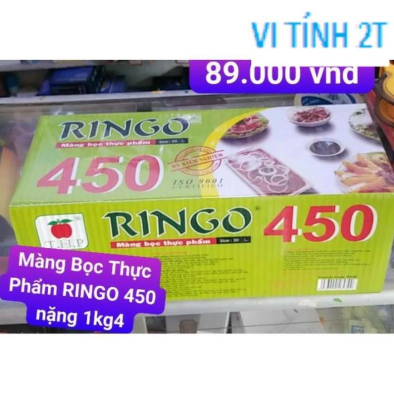 Màng Bọc Thực Phẩm RINGO 450 nguyên siu nặng 1kg4 thức ăn