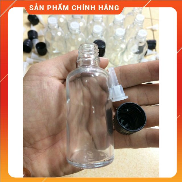 Chai chiết 100ml, chai thuỷ tinh Thiên Di Nail