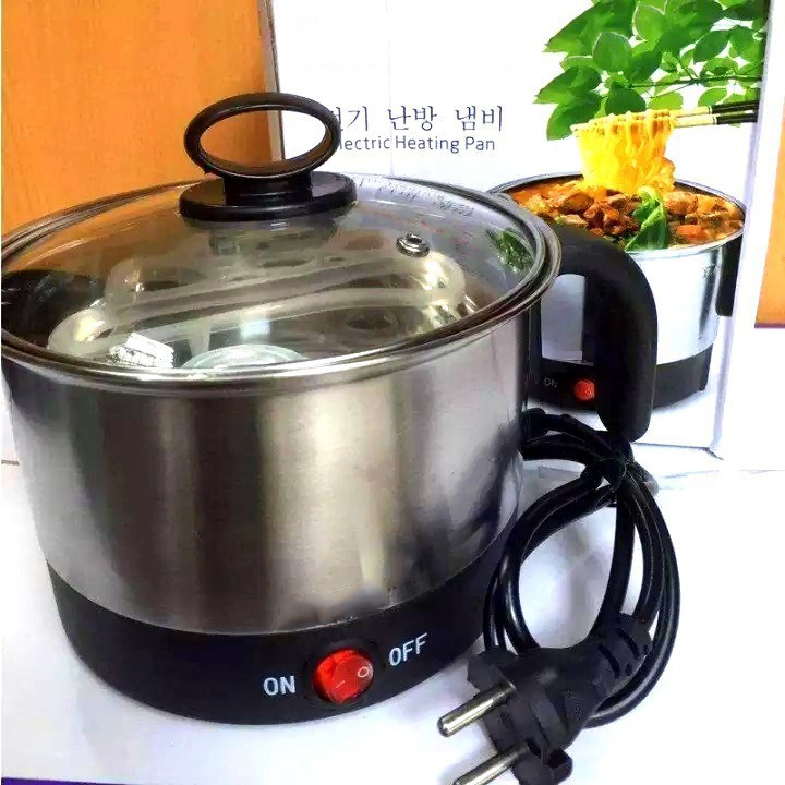 Ca nếu mì inox 1,6 lit - ca nấu mì mini