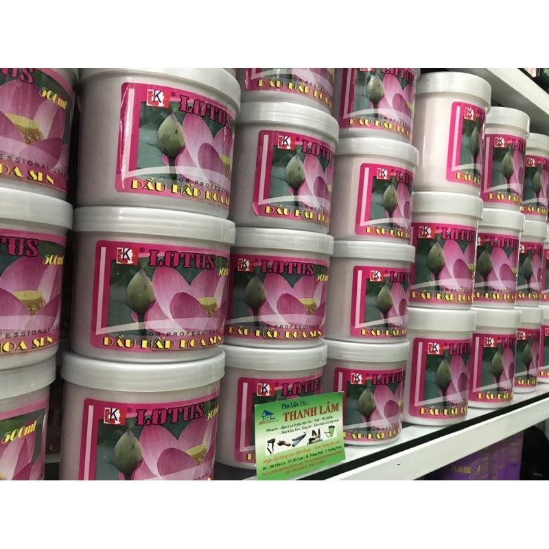 Hấp dầu xả tóc hương Hoa Sen 500ml - 1000ml