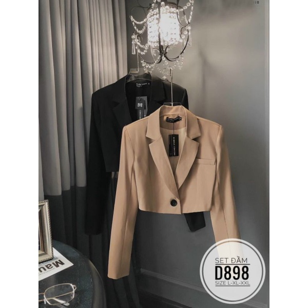 SET VEST BIGSIZE ĐẦM 2 DÂY KÈM ÁO KHOÁC CROPTOP