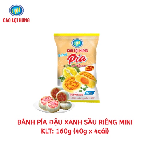 [TÚI 4 CÁI] BÁNH PÍA ĐẬU XANH SẦU RIÊNG MINI 160G (DATE MỚI NHẤT), BÁNH PÍA SÓC TRĂNG ĐẶC BIỆT