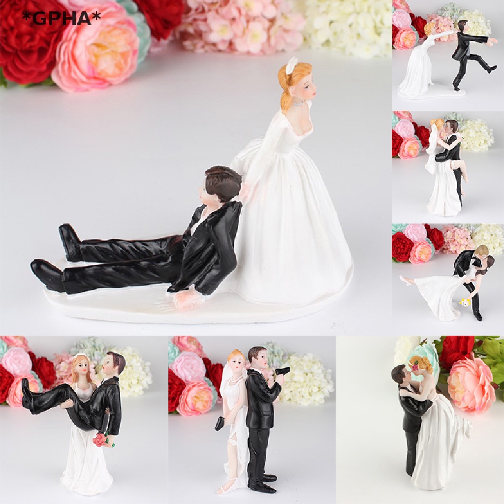 Mô Hình Cô Dâu Chú Rể Bằng Nhựa Tổng Hợp Thời Trang 12 Phong Cách