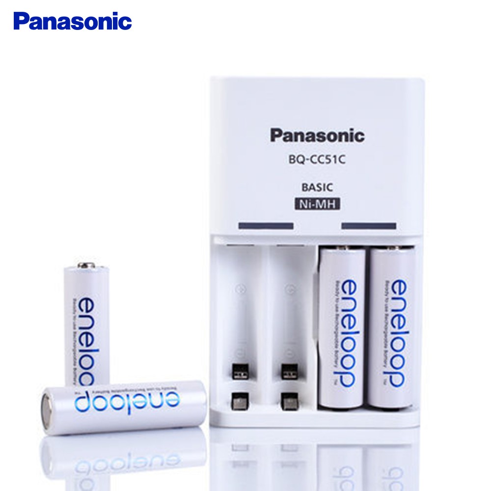 (CHÍNH HÃNG) BỘ PIN SẠC ENELOOP CC51C KÈM 4 PIN SẠC ENELOOP AA 2000mAh