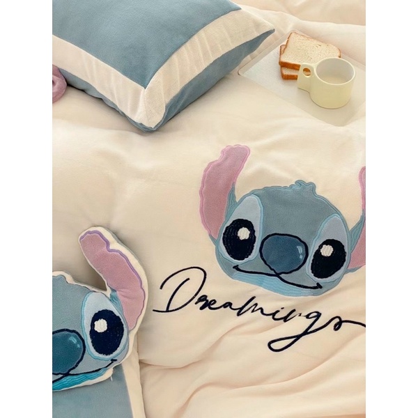 Set ga nỉ nhung Disney IGUN BEDDING chất nỉ nhung mềm mịn