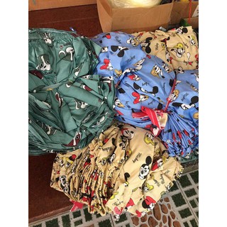(Màu ngẫu nhiên) Bộ Pizama kate ngắn ( Bộ Đùi )