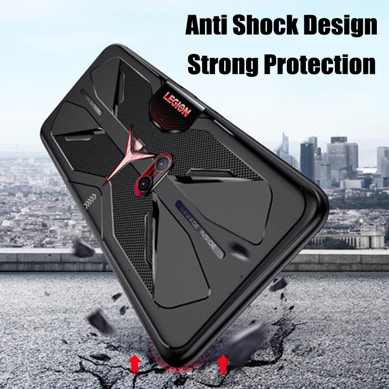 Dành Cho Lenovo Legion Điện Thoại Duel Ốp Lưng Mềm Mại Cho Lenovo Legion Điện Thoại Duel 5G Chơi Game Điện Thoại Thông Minh Vỏ Chuyên Nghiệp Có Phim