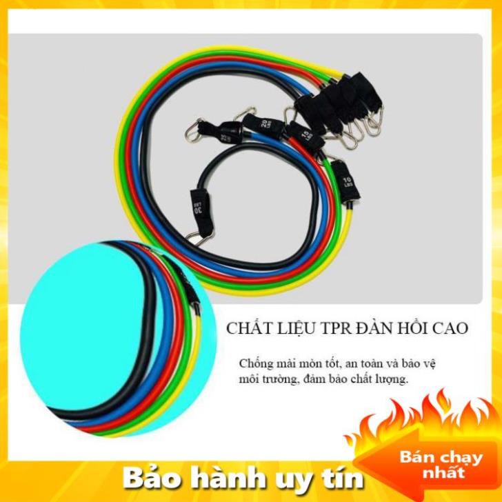 ( Xả kho sập sàn) BỘ 5 DÂY TẬP NGŨ SẮC ĐÀN HỒI, CHẤT LƯỢNG CAO  - bảo hành uy tín