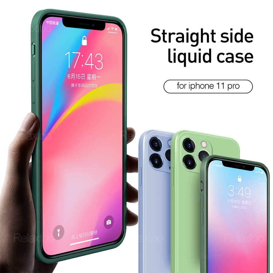 ốp điện thoại Màu Trơn Đơn Giản Cho Iphone 12 Mini Se 2 11 Pro Xs Max | BigBuy360 - bigbuy360.vn