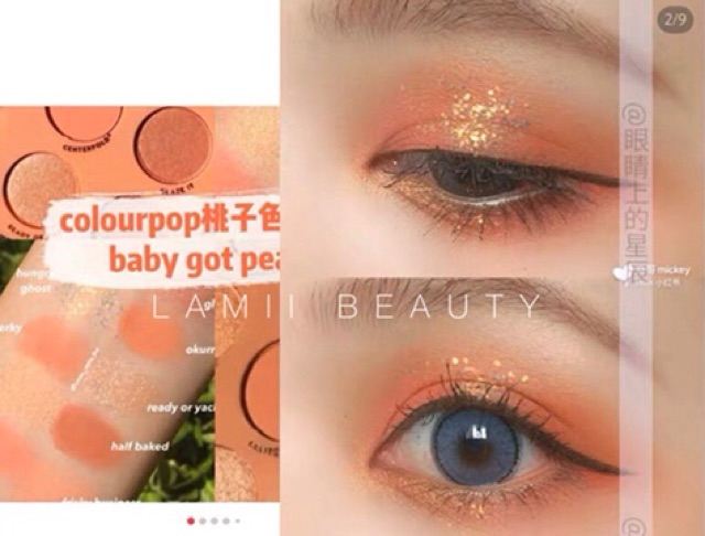 PHẤN MẮT COLOURPOP BABY GOT PEACH