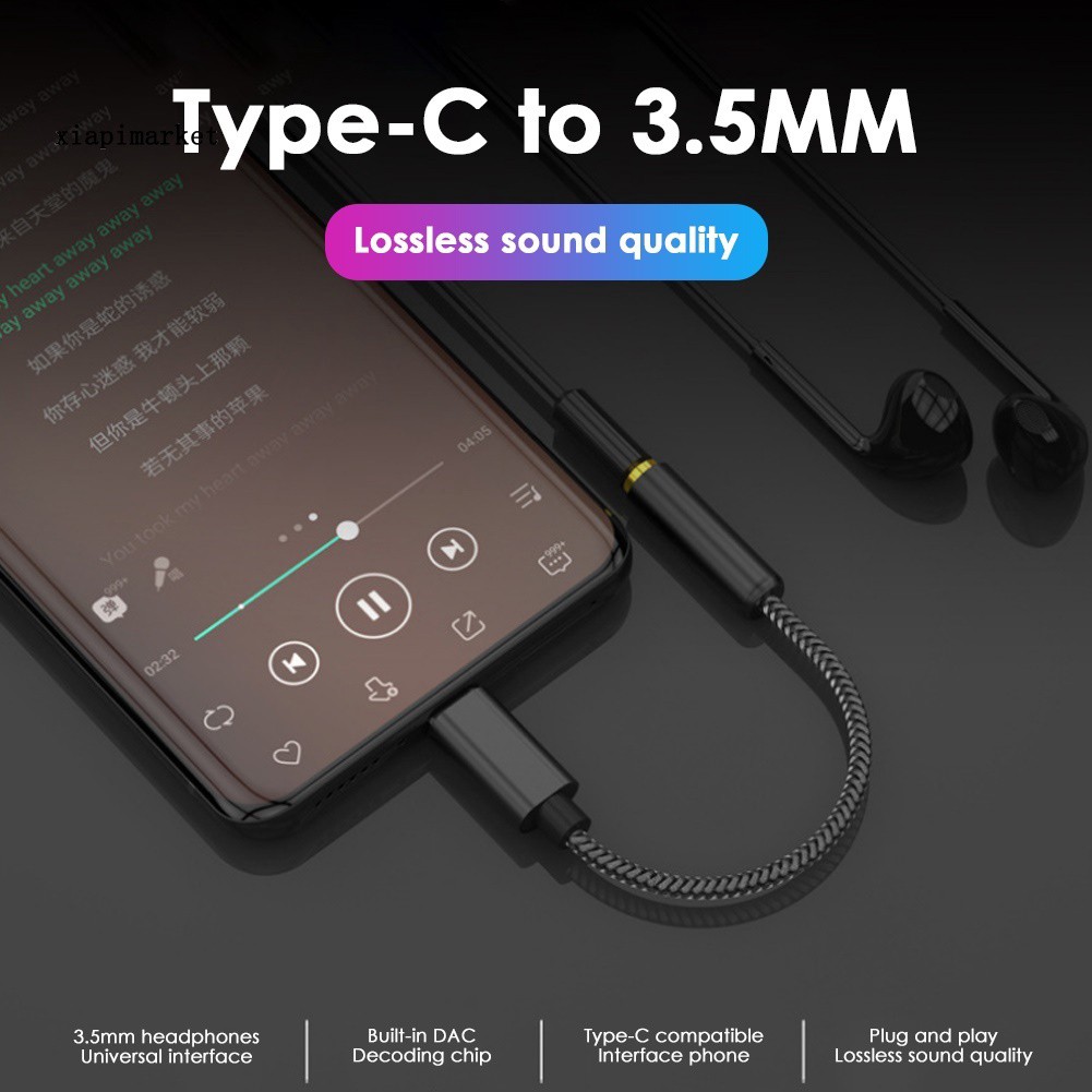 Bộ Chuyển Đổi Âm Thanh Type-c Sang 3.5mm Aux Cho Oneplus 6t